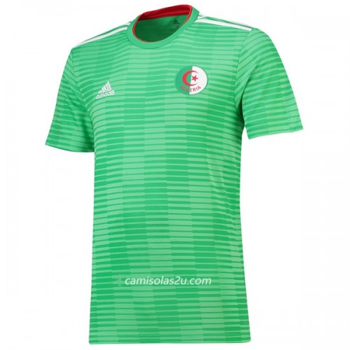 Camisolas de Futebol Argélia Equipamento Alternativa 2018 Manga Curta Camisolas de Futebol Argélia Equipamento Alternativa 2018 Manga Curta
